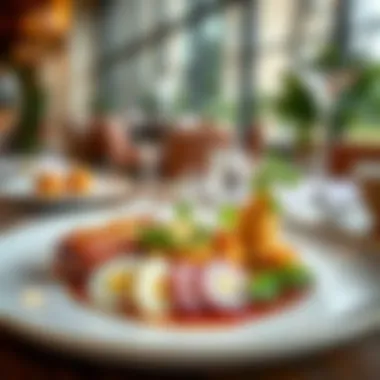 Culinary Artistry in Michelin Cuisine A beautifully plated gourmet dish showcasing intricate culinary artistry
