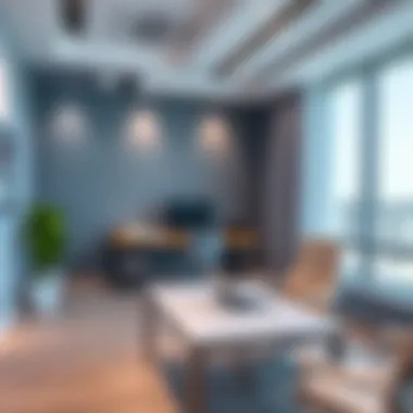 A Productive Expatriate Workspace in the UAE A serene office space symbolizing a productive environment for expatriates in the UAE.