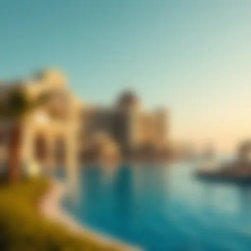 Lavish beachfront resort in Dubai showcasing stunning architecture