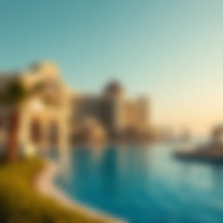 Lavish beachfront resort in Dubai showcasing stunning architecture