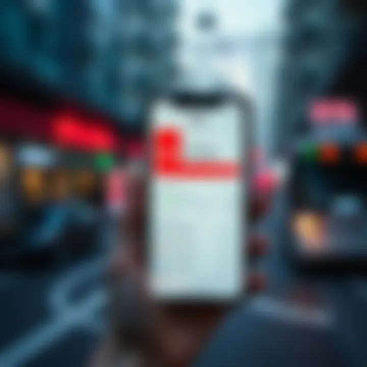 Smartphone displaying the RTA app with balance information