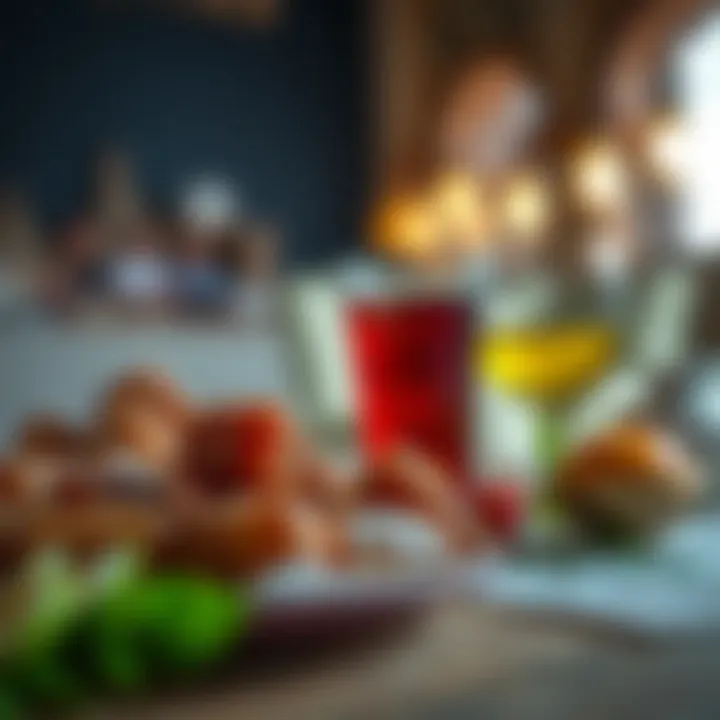 A close-up of traditional dates and drinks for Iftar