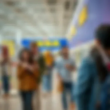 Satisfaction in Shopping at IKEA Dubai Happy customers enjoying their shopping at IKEA Dubai
