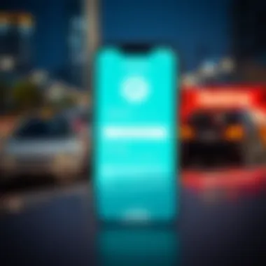 Parking Payment App Interface Payment app interface for parking in Dubai