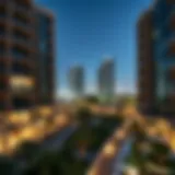 Modern apartment complex in Sharjah