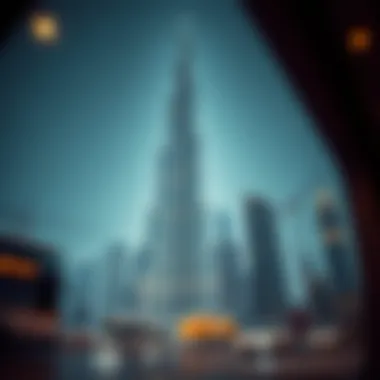 Graph illustrating construction costs over time for Burj Khalifa