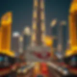 Hafilat card displayed against a vibrant Dubai skyline