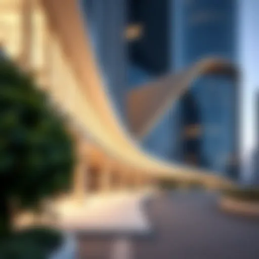 Exterior view of the Maryam Building showcasing modern architecture