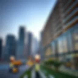 Dubai skyline showcasing modern architecture