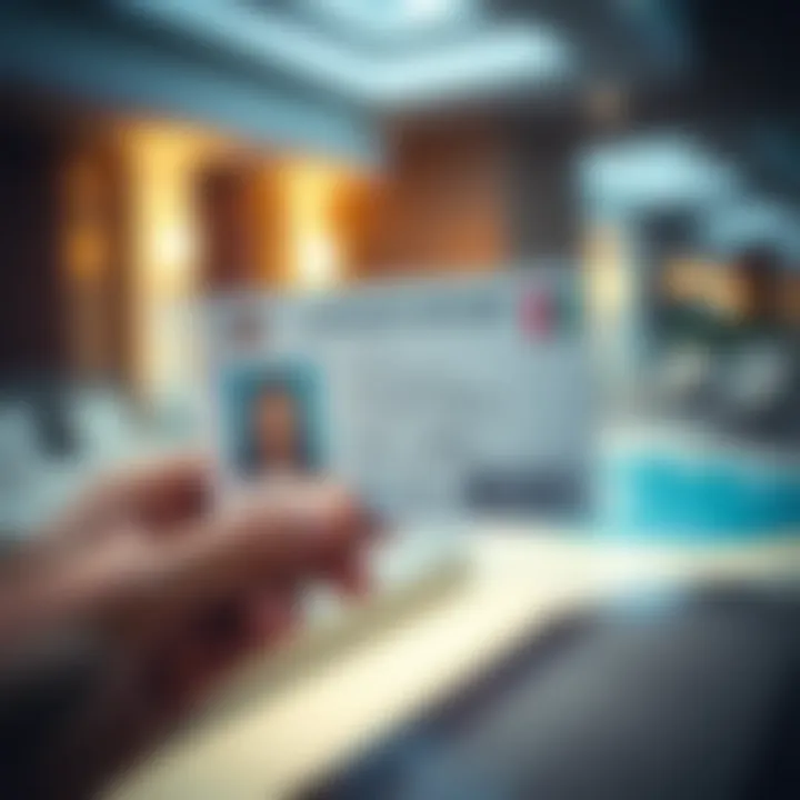 Close-up of Emirates ID card
