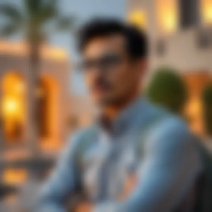 Expatriate exploring Dubai real estate opportunities