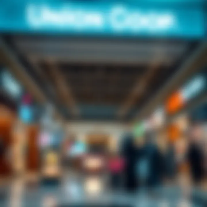 Interior layout of Union Coop highlighting various retail sections