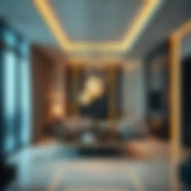 Interior design elements of a luxurious residence in Victory Heights