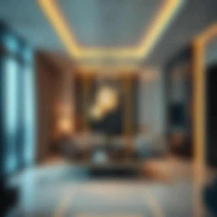 Interior design elements of a luxurious residence in Victory Heights