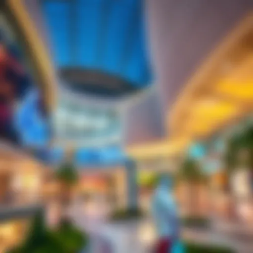 Stunning architectural view of Warqa Mall showcasing modern design