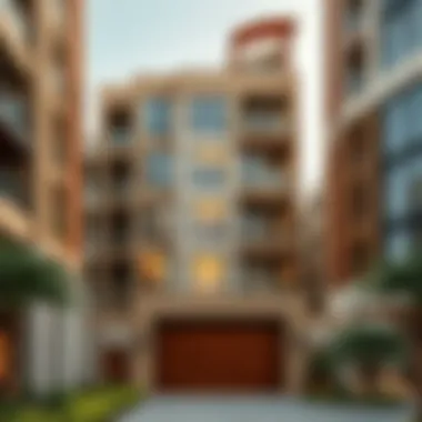 Architectural Details in Warsan 4 Architectural details of unique buildings in Warsan 4