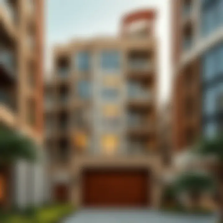 Architectural Details in Warsan 4 Architectural details of unique buildings in Warsan 4